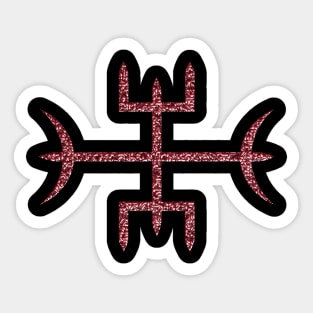 Icelandic Magical Stave End Strife Sticker